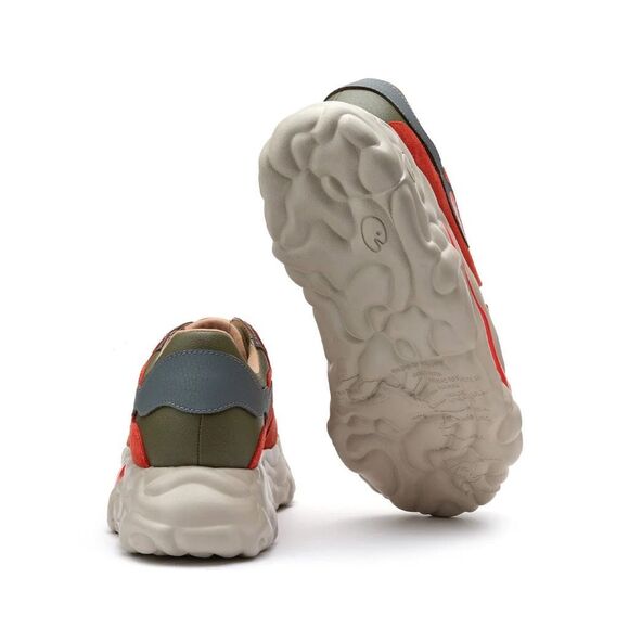 UIN Men’s Chunky Platform Fashion Sneakers (FUZZY WUZZY BROWN SANAMOLLS I MEN) - Picture 4 of 7